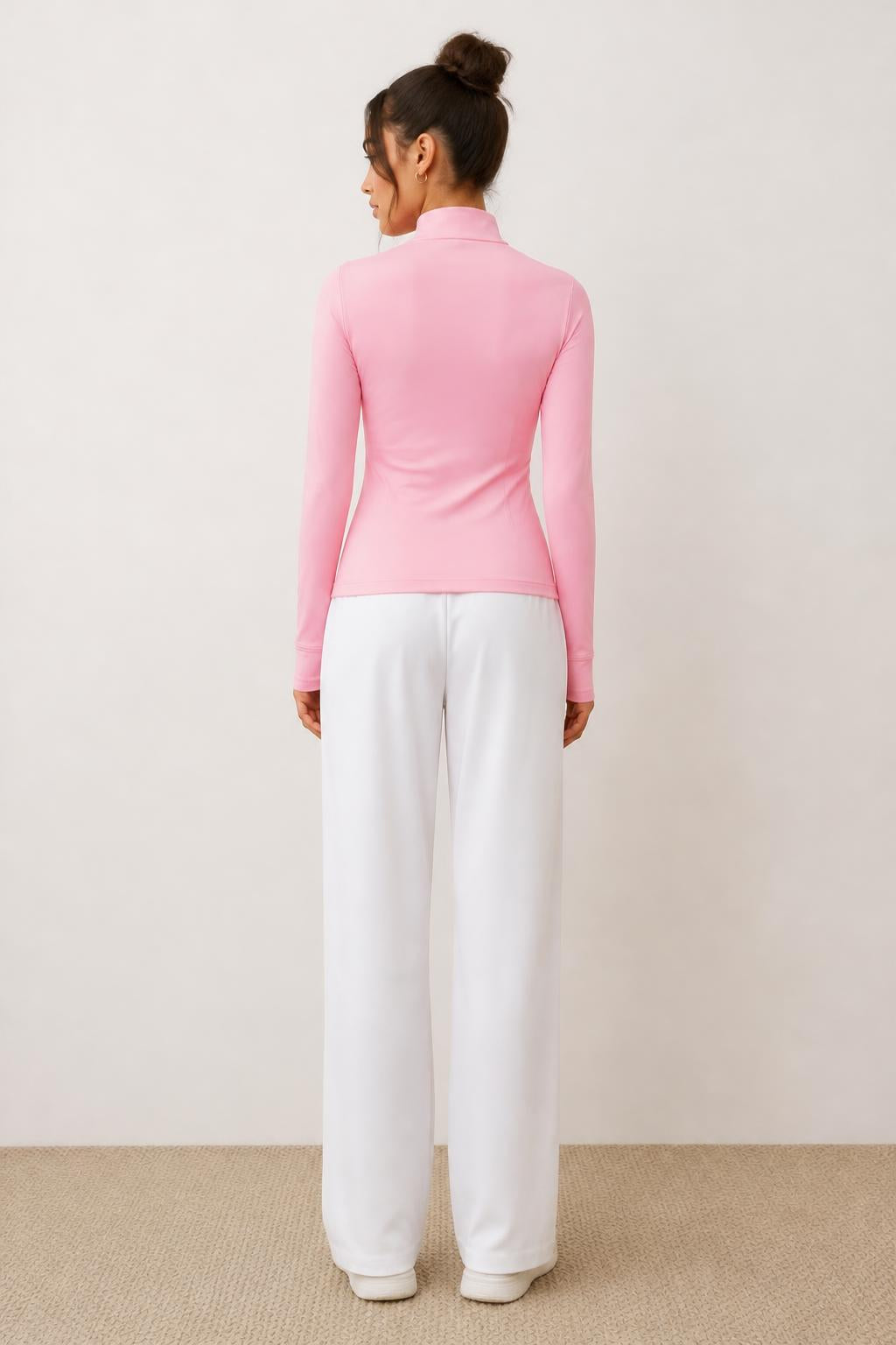 Evelyn | Womens Jacket, Solid Long Sleeve with Sun Protection - back view
