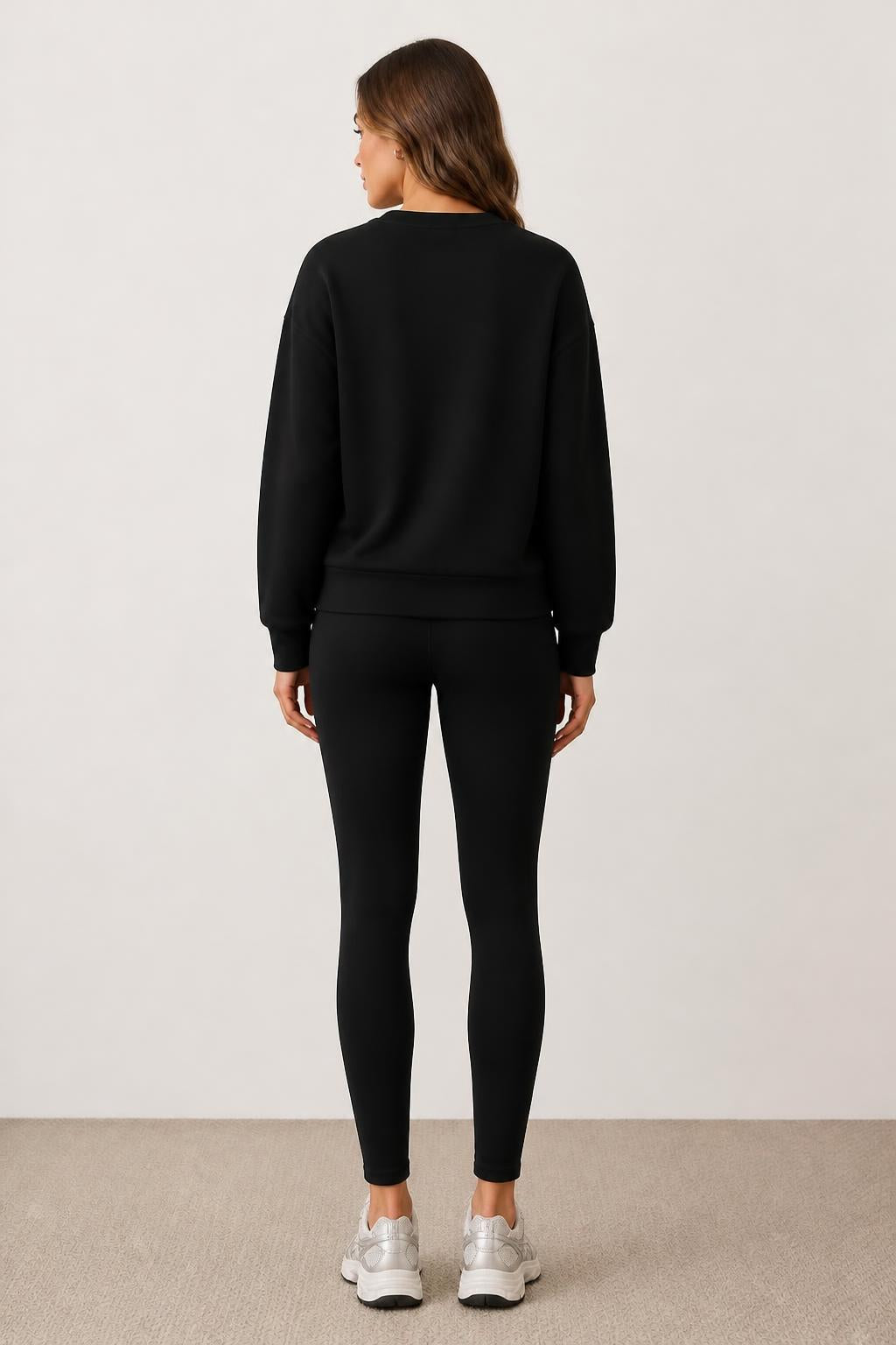Sophia | Matching Sets Women, Vintage Street Casual Set for Fall/Winter - back view