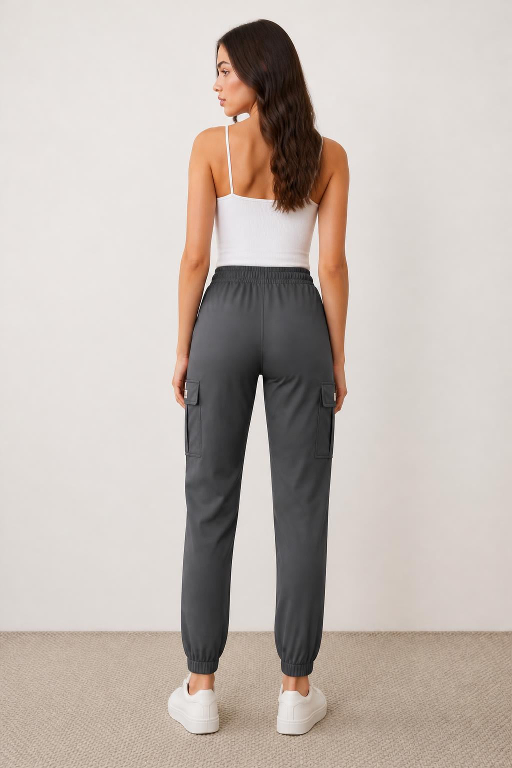 Evelyn | Hiking Pants Women, Lightweight Breathable Outdoor Pants, Pockets - back view