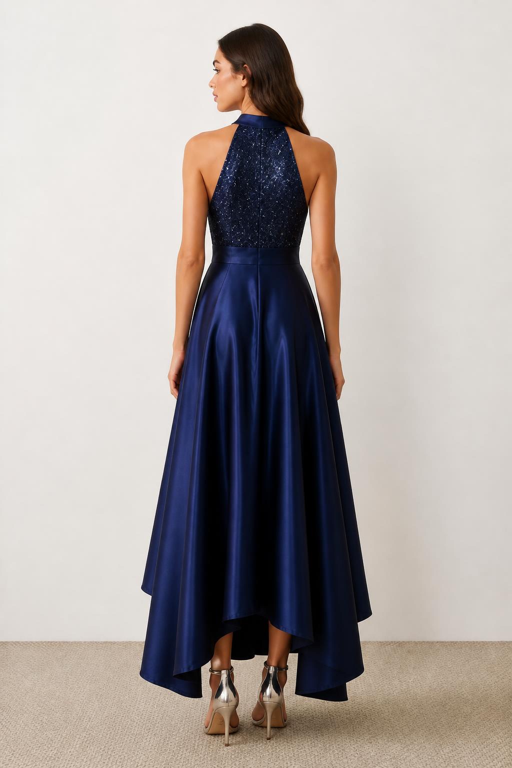 Evelyn | Long Formal Dress, Elegant Evening and Event Gown - back view