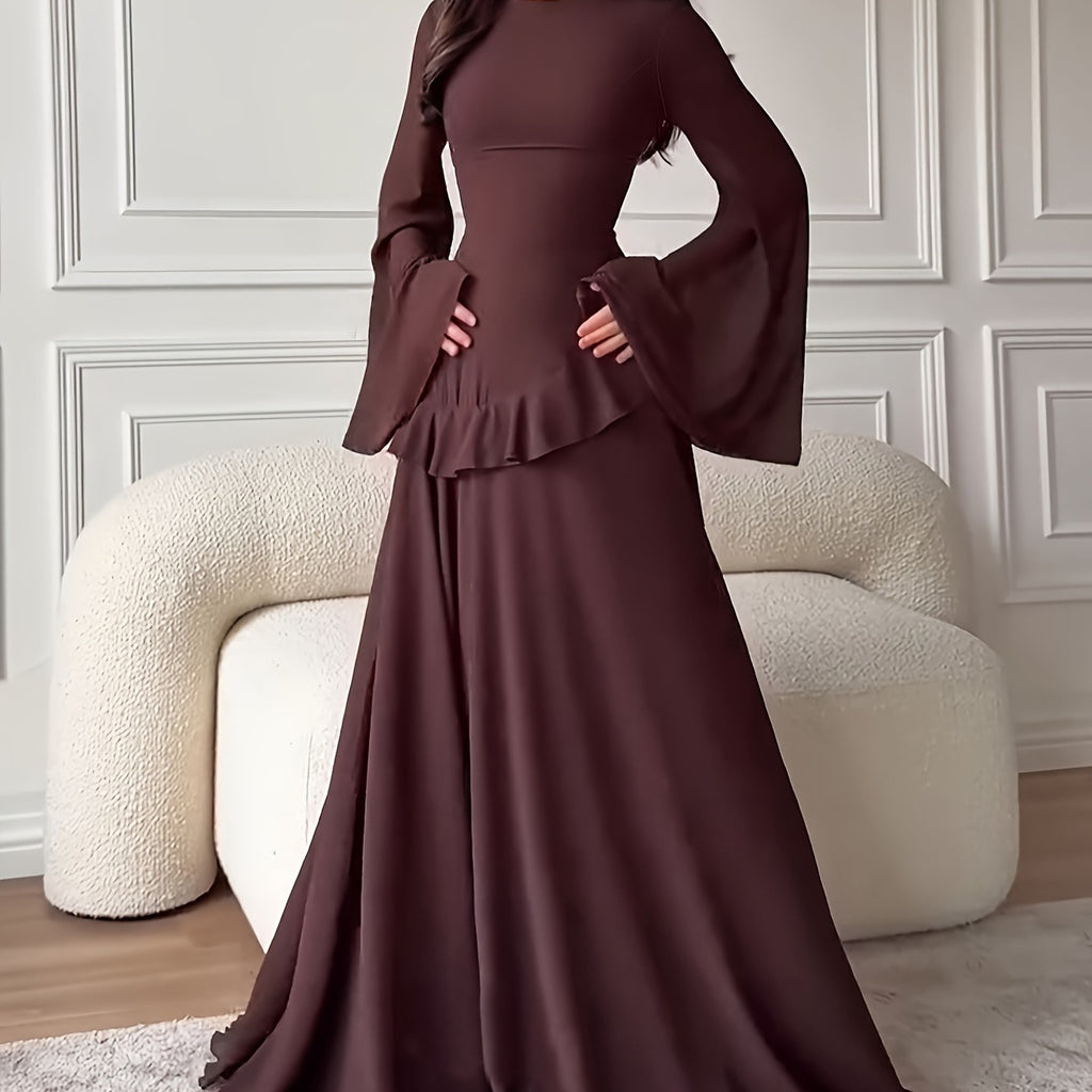 LL168 French-Style Vintage Evening Dress