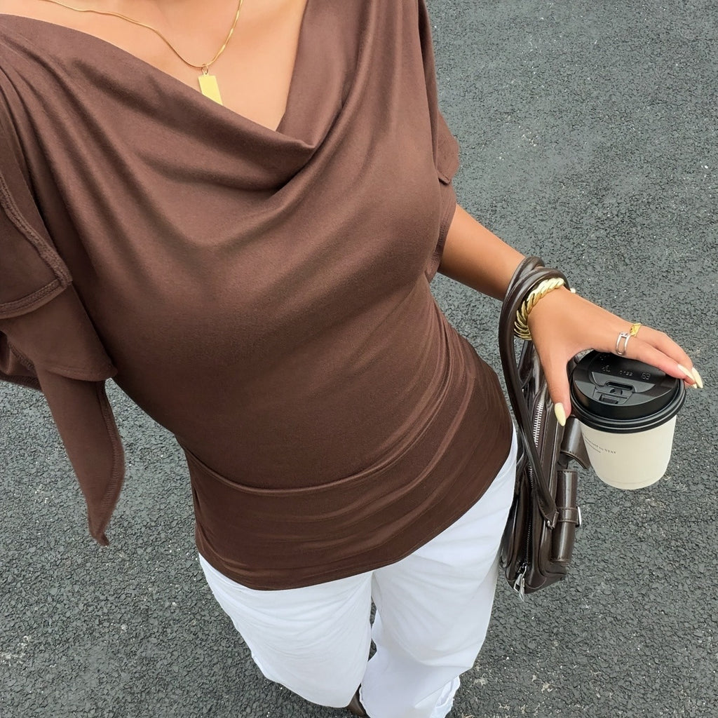 Women's Autumn Relaxed Round-Neck Short-Sleeve T-Shirt