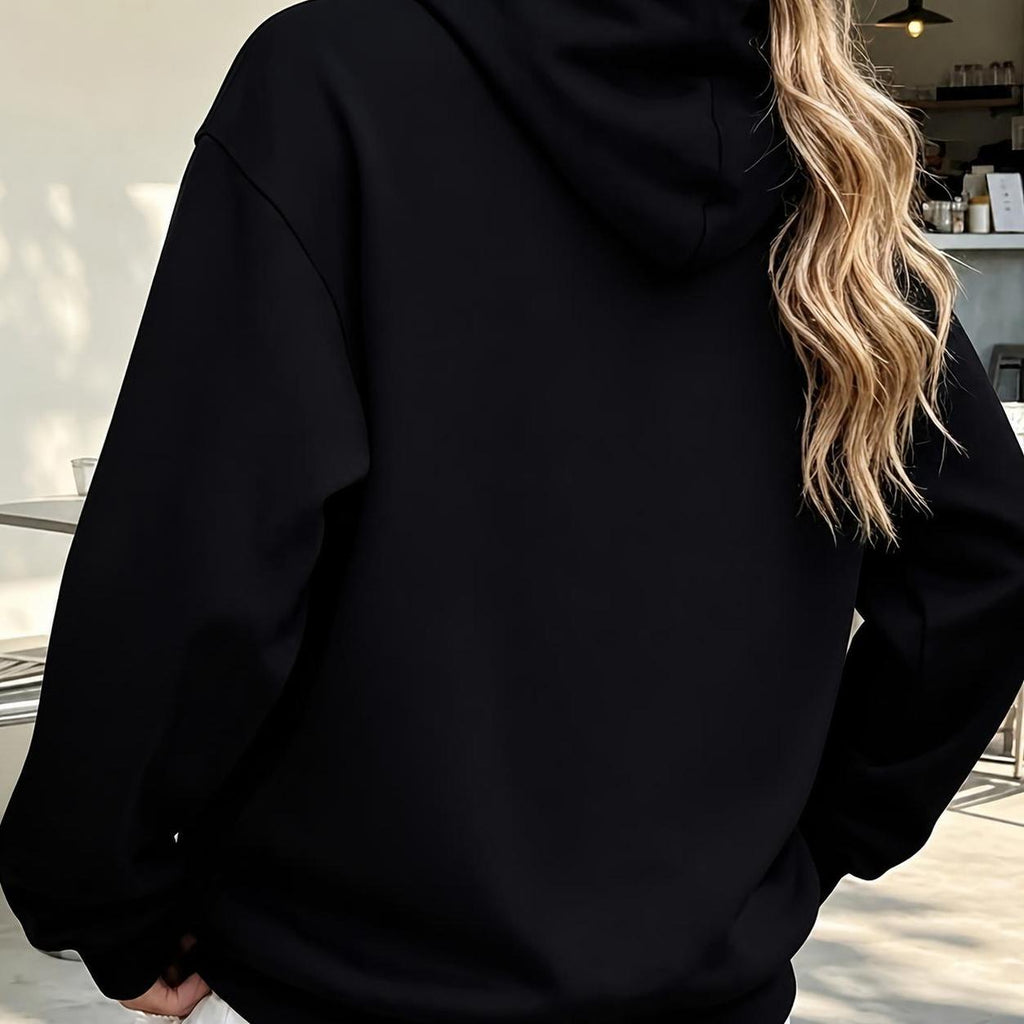 Women's Colorblock Streetwear Racing Graphic Hoodie