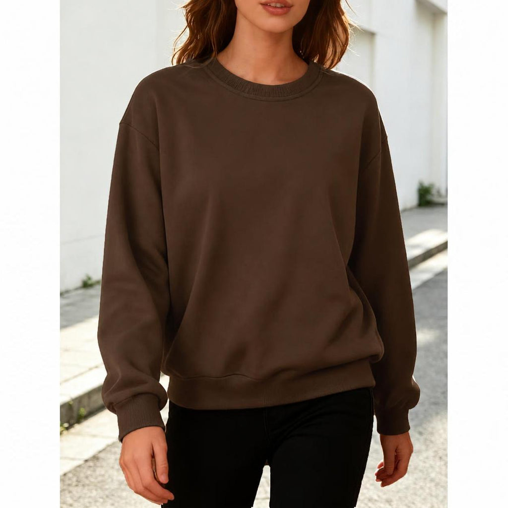 Women's 'COFFEE' Graphic Sweatshirt, Round Neck