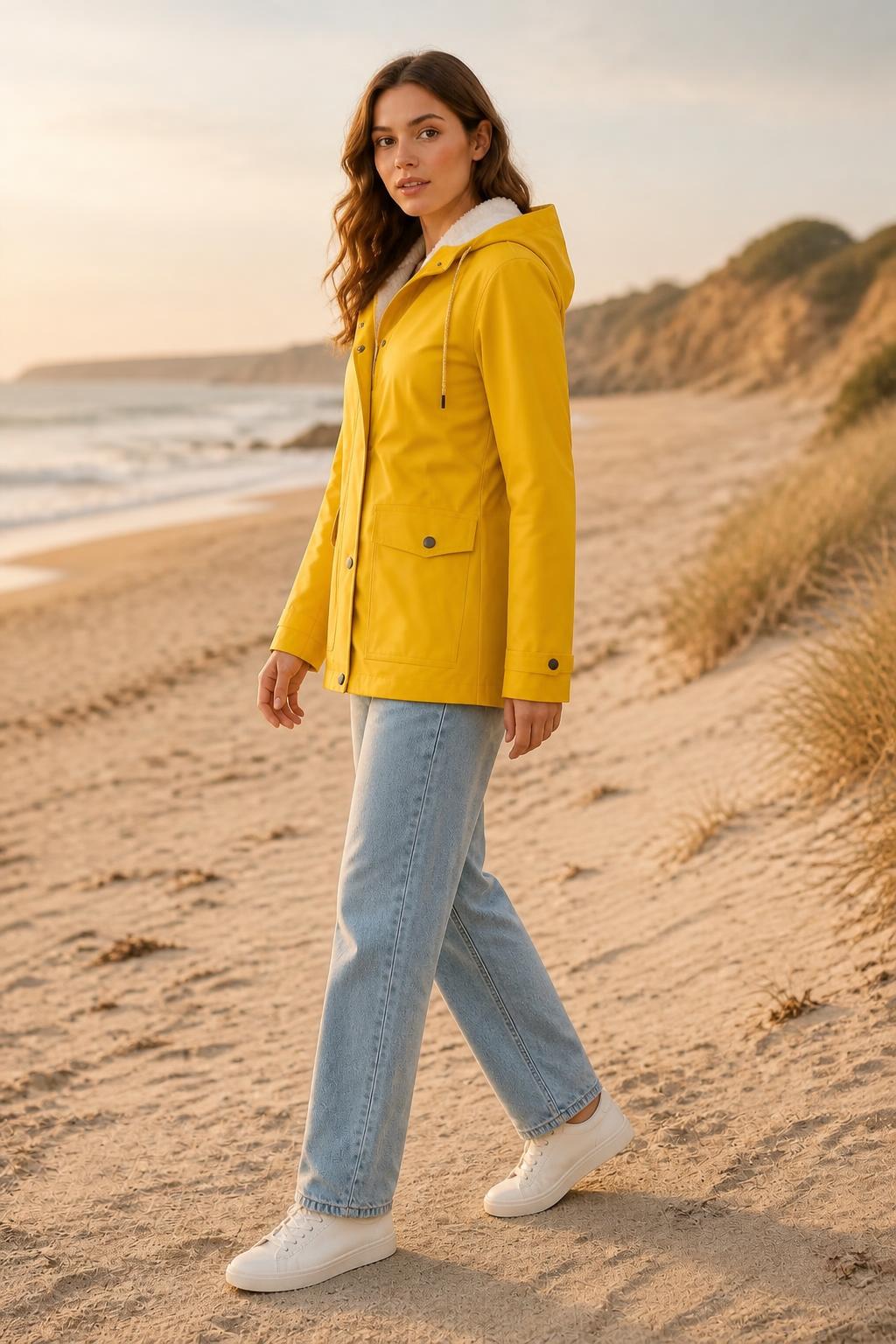 Sophia | Winter Coats, Solid Color for Women