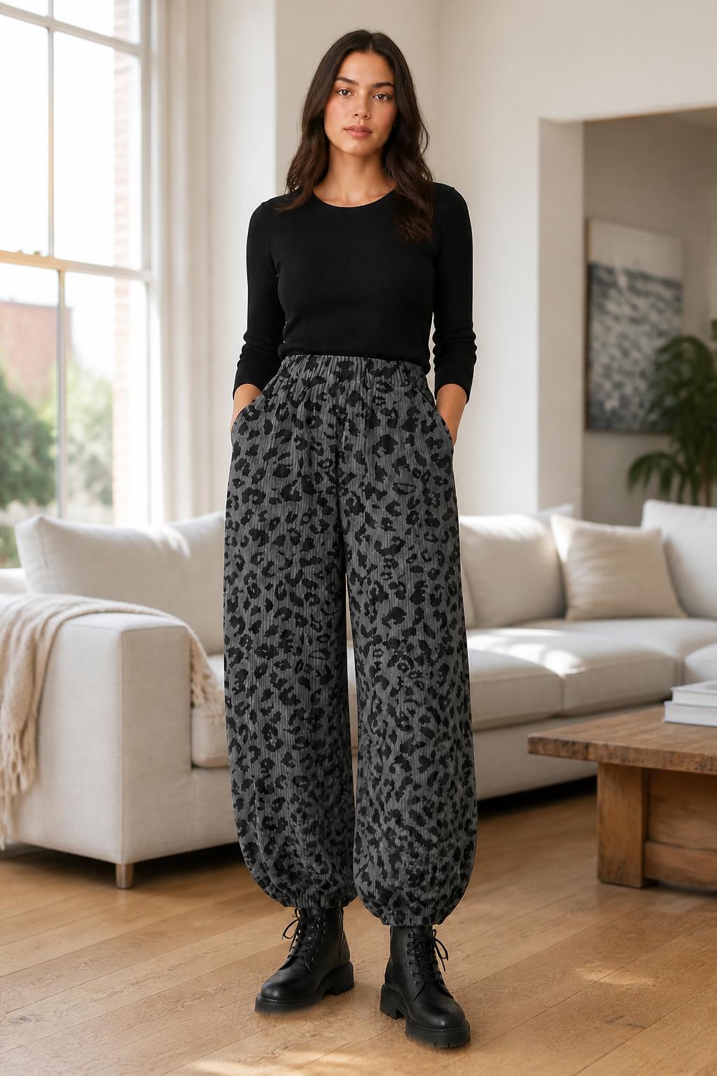 Eliana | Harem Pants Women, Relaxed Fit for Autumn and Winter
