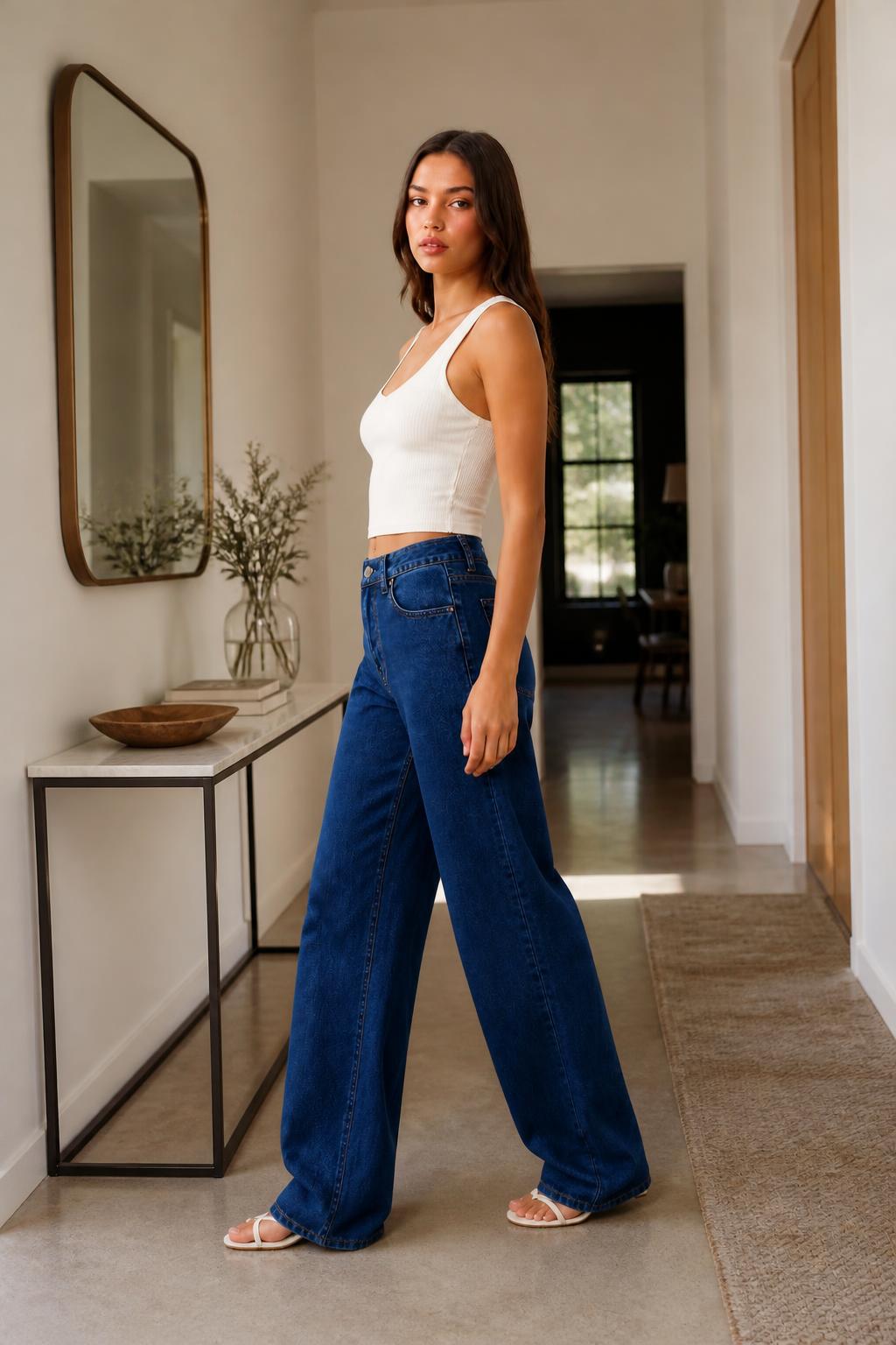 Sophia | Straight Leg Jeans, Trendy Versatile Women's Denim