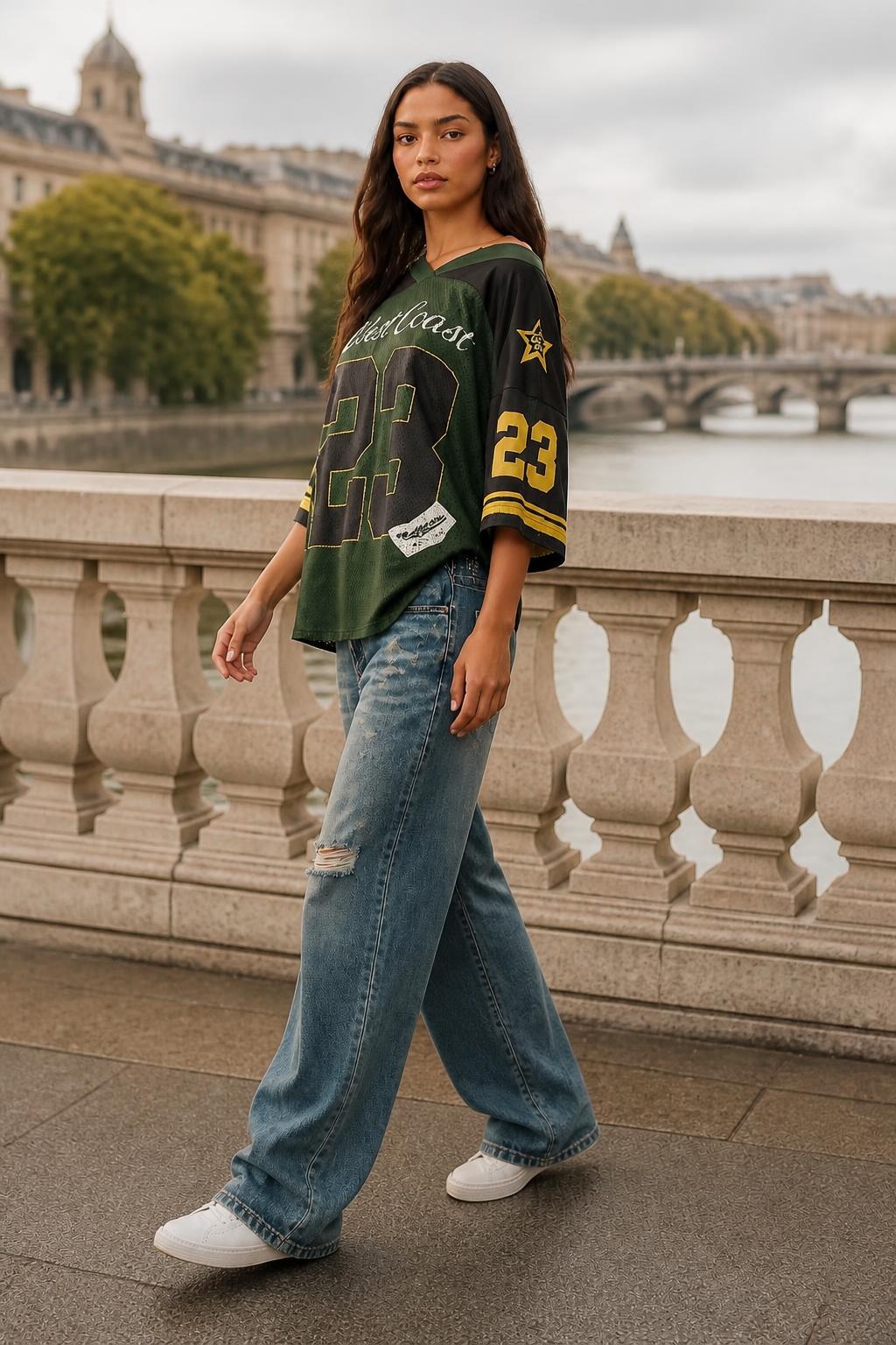 Sofia | Baseball Tee Women, Vintage Y2K Printed T-Shirt