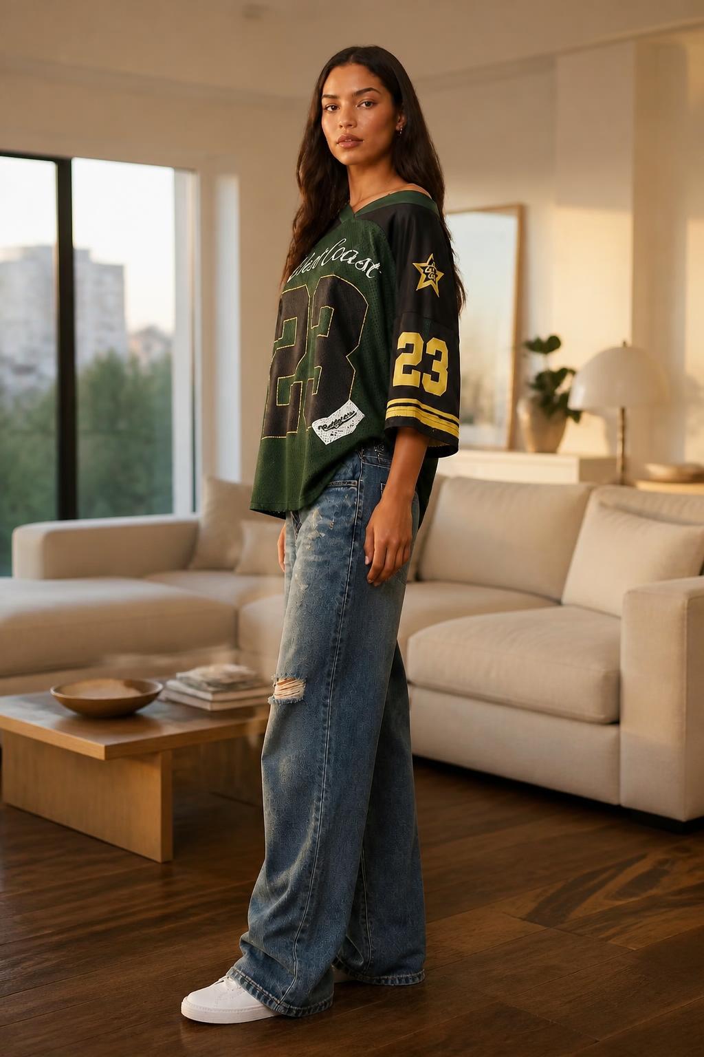 Sofia | Baseball Tee Women, Vintage Y2K Printed T-Shirt