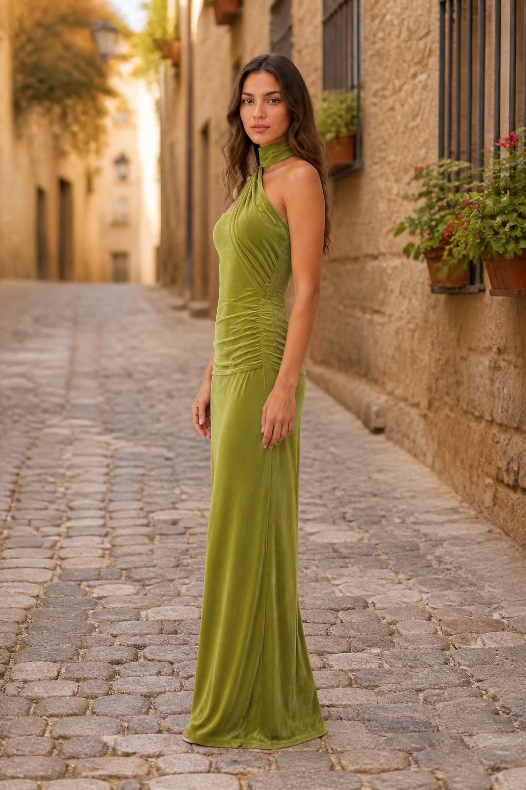 Emma | Asymmetrical Dress, Elegant Sleeveless Maxi