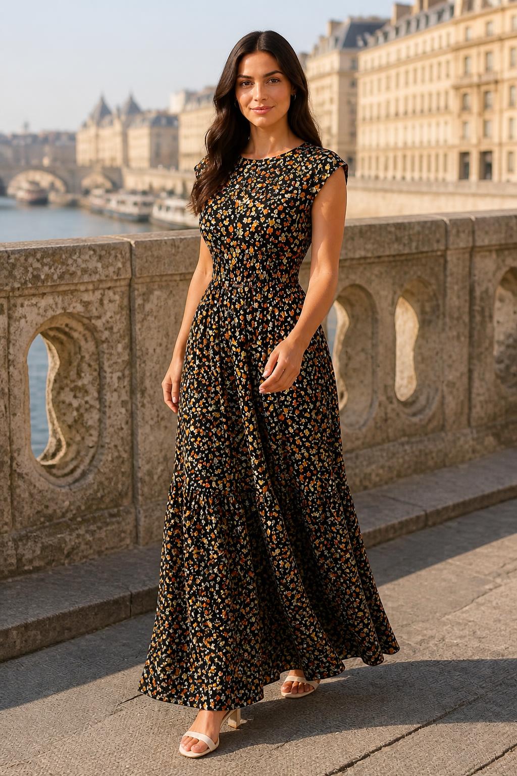 Evelyn | Floral Maxi Dress for Women, Spring Style