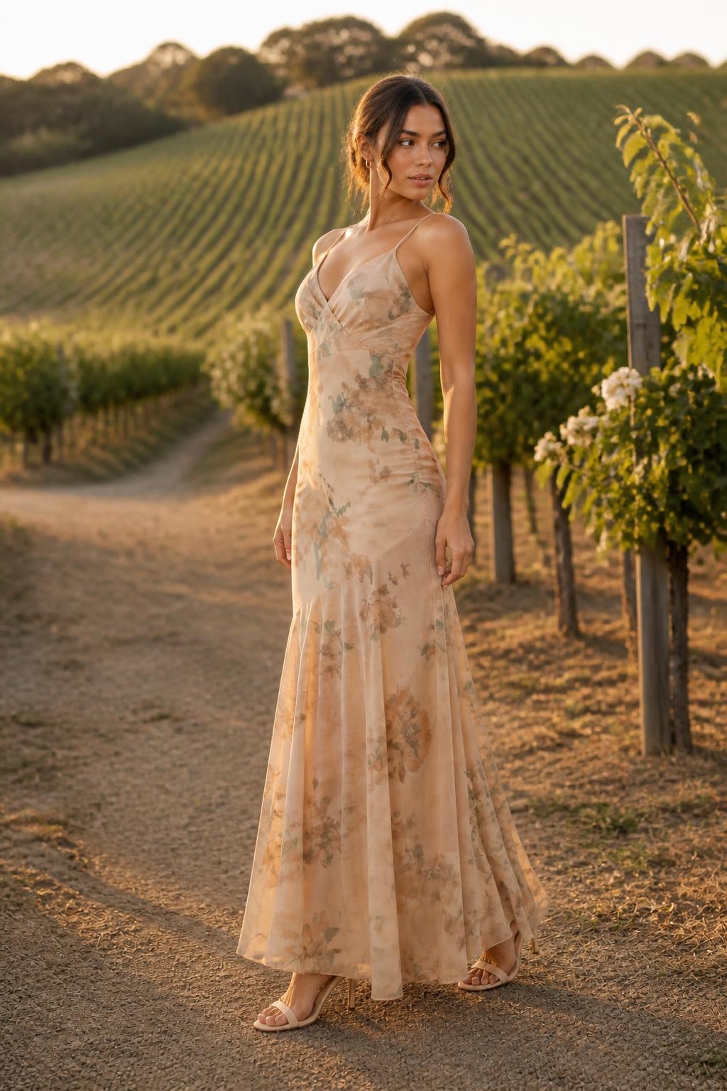 Evelyn | Sleeveless Dress, Elegant Floral Style for Women