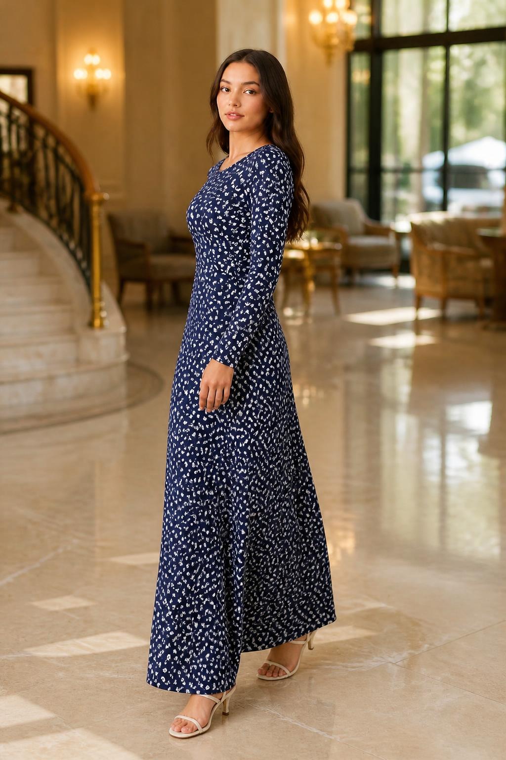 Sophia | Winter Dress, Trendy Women's Floral for Fall and Winter
