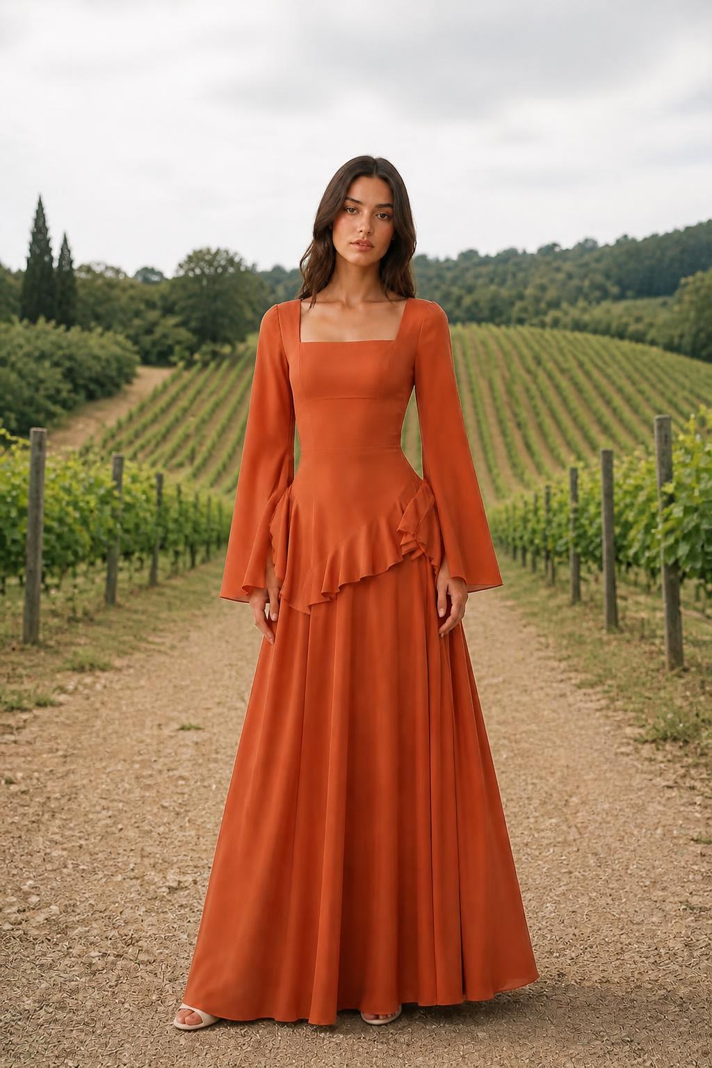 Eliana | Evening Gowns, French-Style Vintage Dress