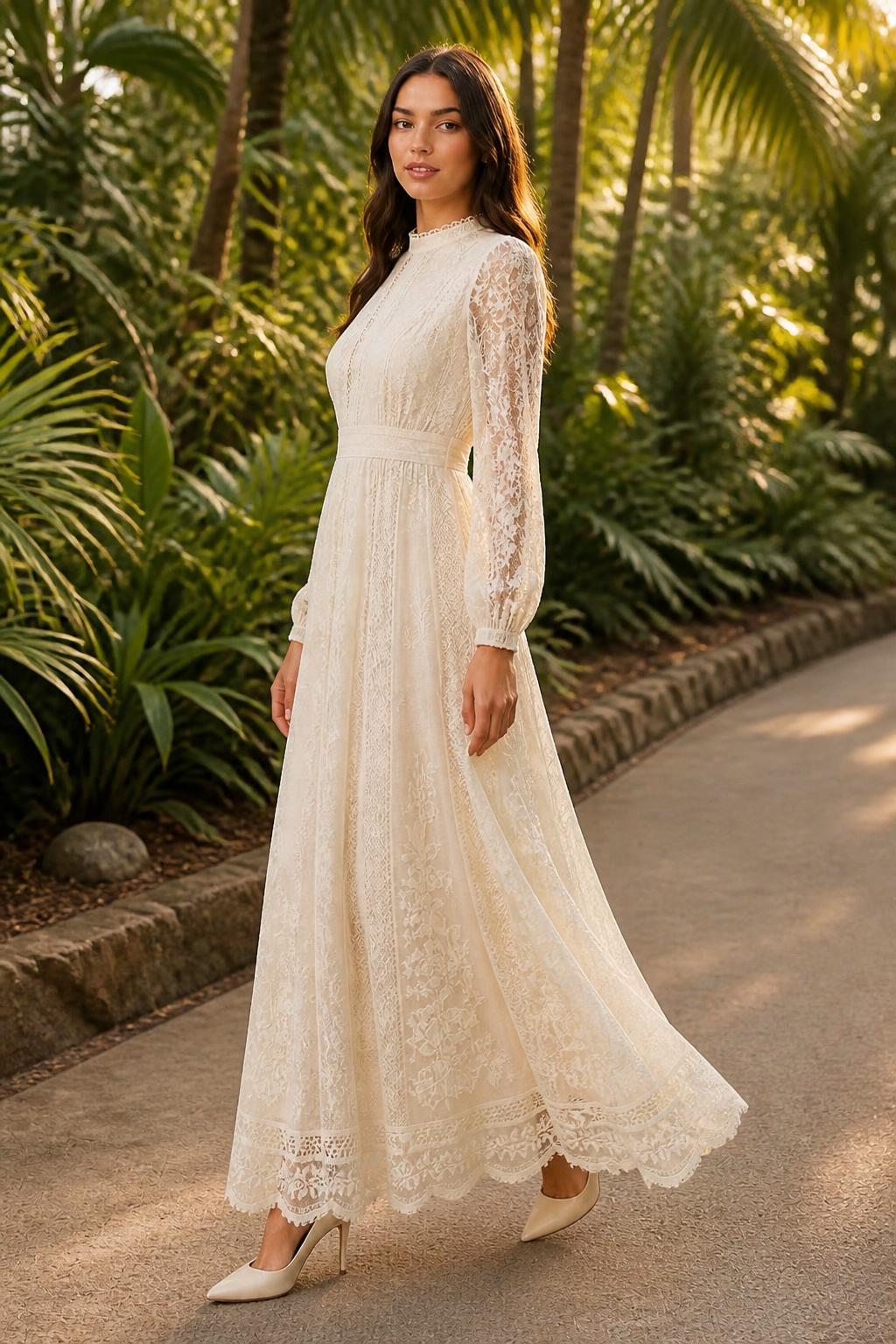 Isabella | Wedding Guest Dress, Elegant Vintage Lace