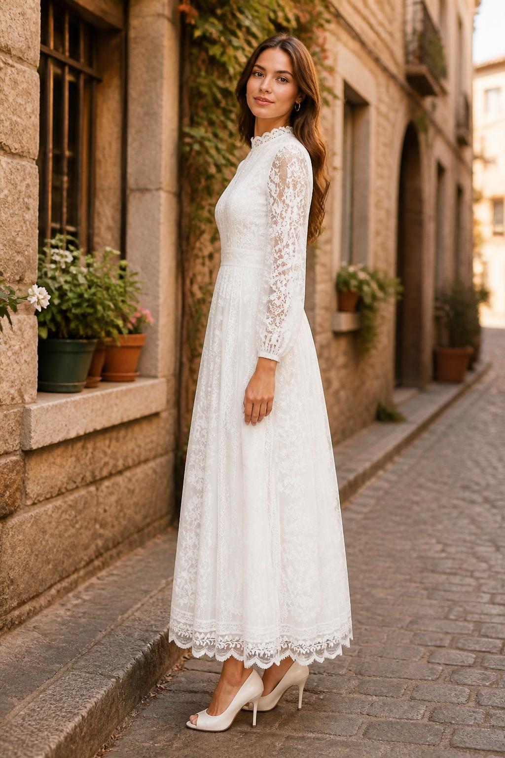 Isabella | Wedding Guest Dress, Elegant Vintage Lace